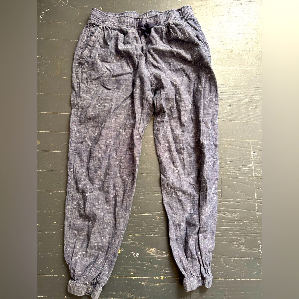 Patagonia Navy Blue Patterned Joggers